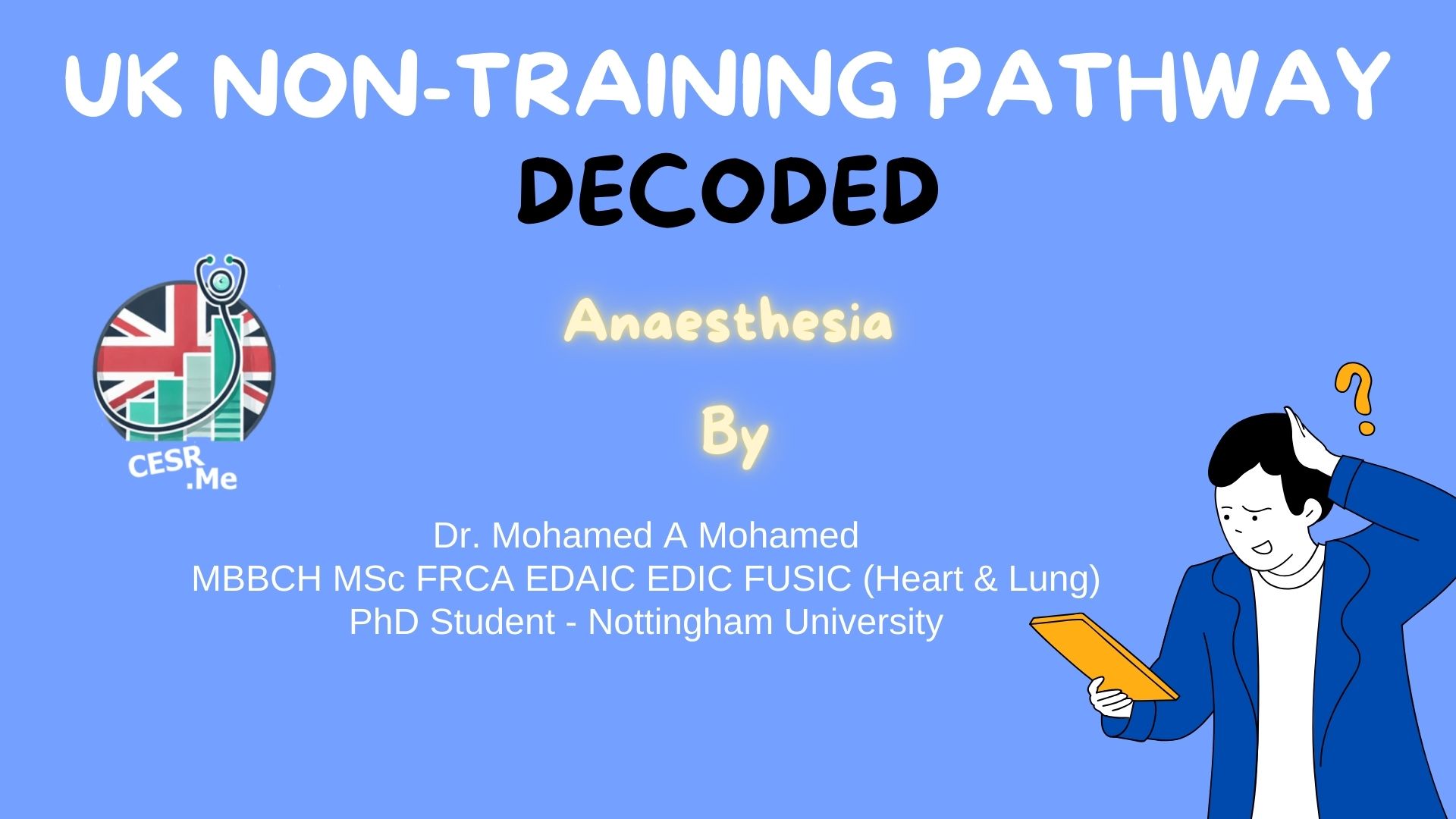 General Webinar Anaesthesia